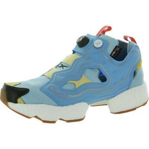 Reebok Mens Billionaire Boys Club Instapump Running Shoes 11 Medium D 9996 - Dan Blue/Sky Blue/Yellow