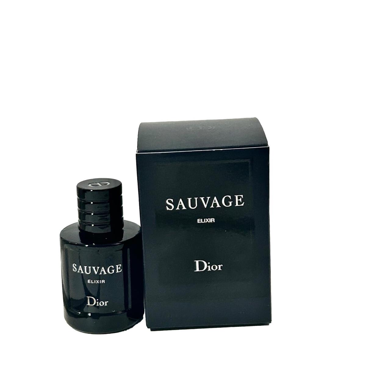 Dior Sauvage Elixir 0.25 Fl Oz Deluxe Travel Size Mini Perfume Bottle