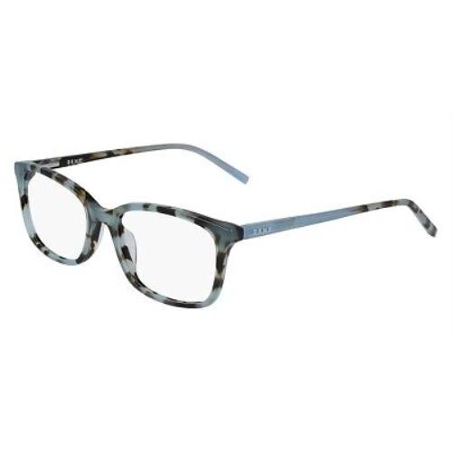 Dkny DK5008 Eyeglasses Women Rectangle Teal Tortoise 52mm
