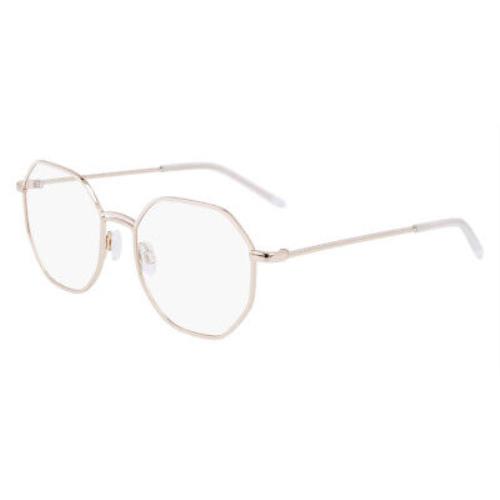 Dkny DK1029 Eyeglasses Women Cream/gold Geometric 49mm