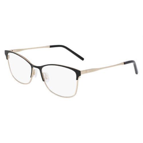 Dkny DK1028 Eyeglasses Women Square Black/gold 53mm