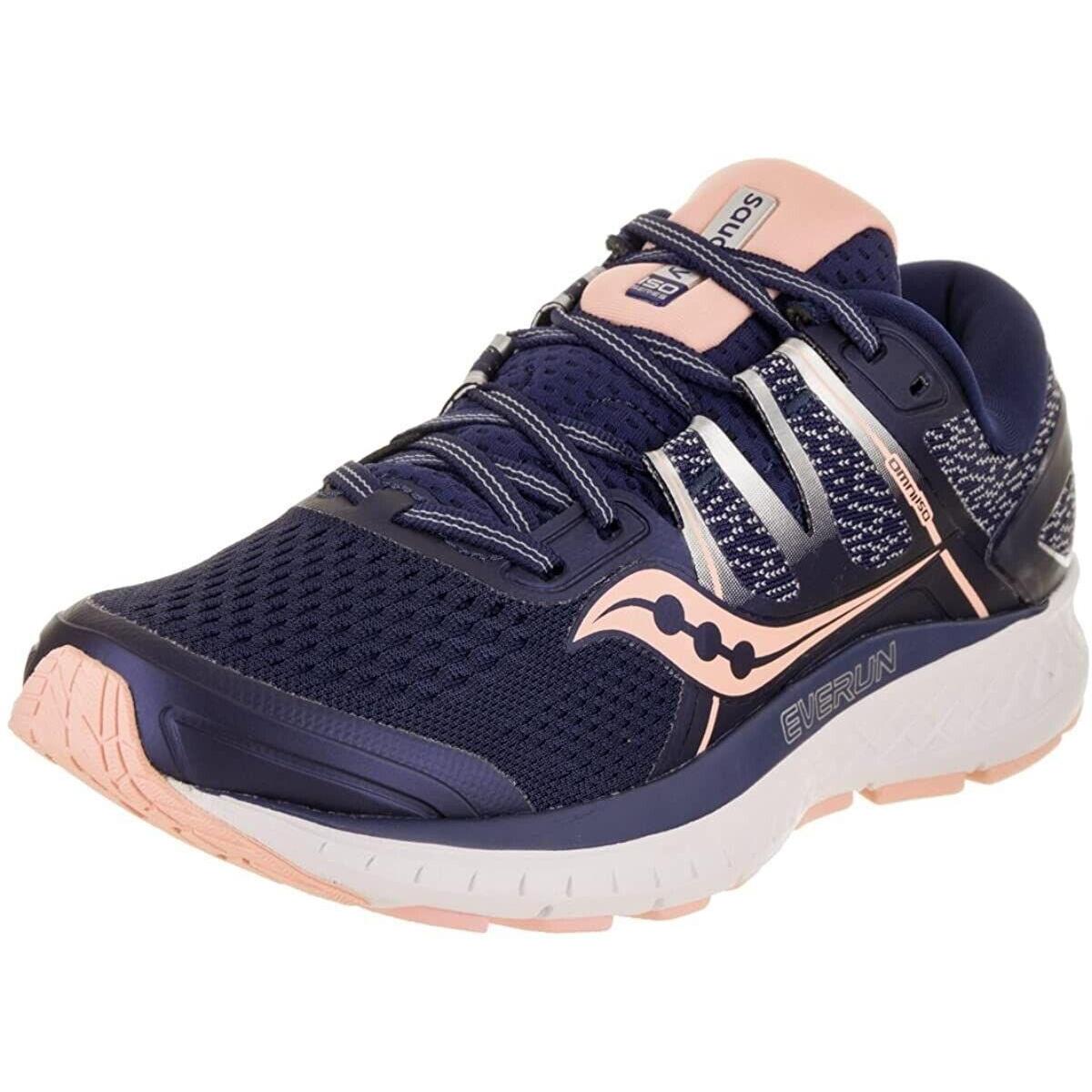 Saucony Omni Iso Women s Size 5 Navy Stability Running Shoes Training Sneakers