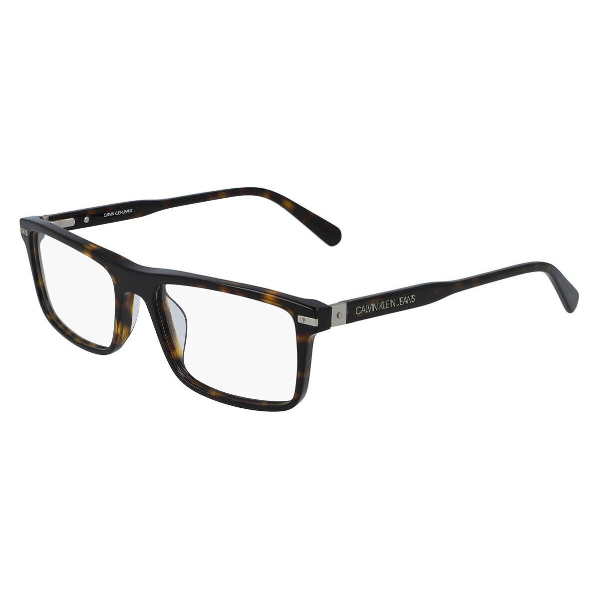 Calvin Klein CKJ19526 Eyeglasses Dark Tortoise Rectangle 55mm - Frame: , Lens: