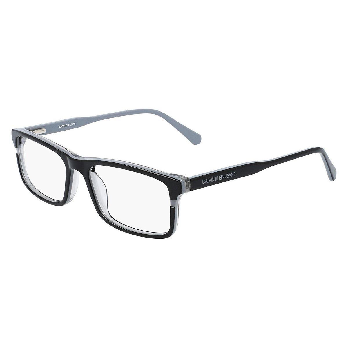 Calvin Klein CKJ20640 Eyeglasses Men Black/smoke Rectangle 54