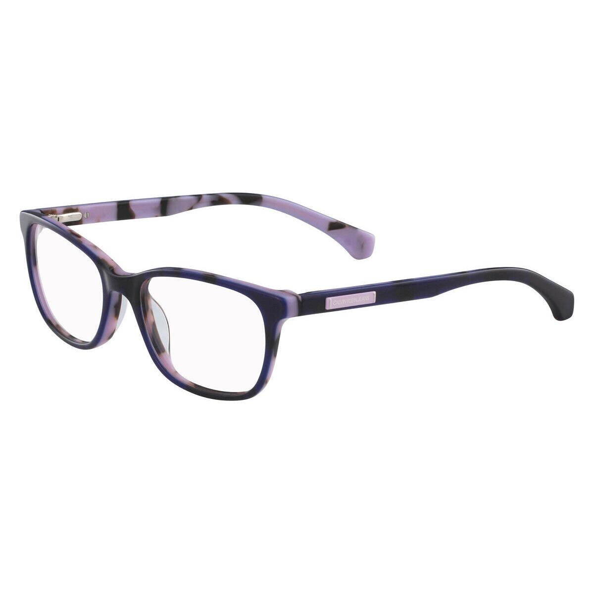 Calvin Klein CKJ304 Eyeglasses Navy Tortoise Rectangle 52mm - Frame: Navy Tortoise, Lens: Demo