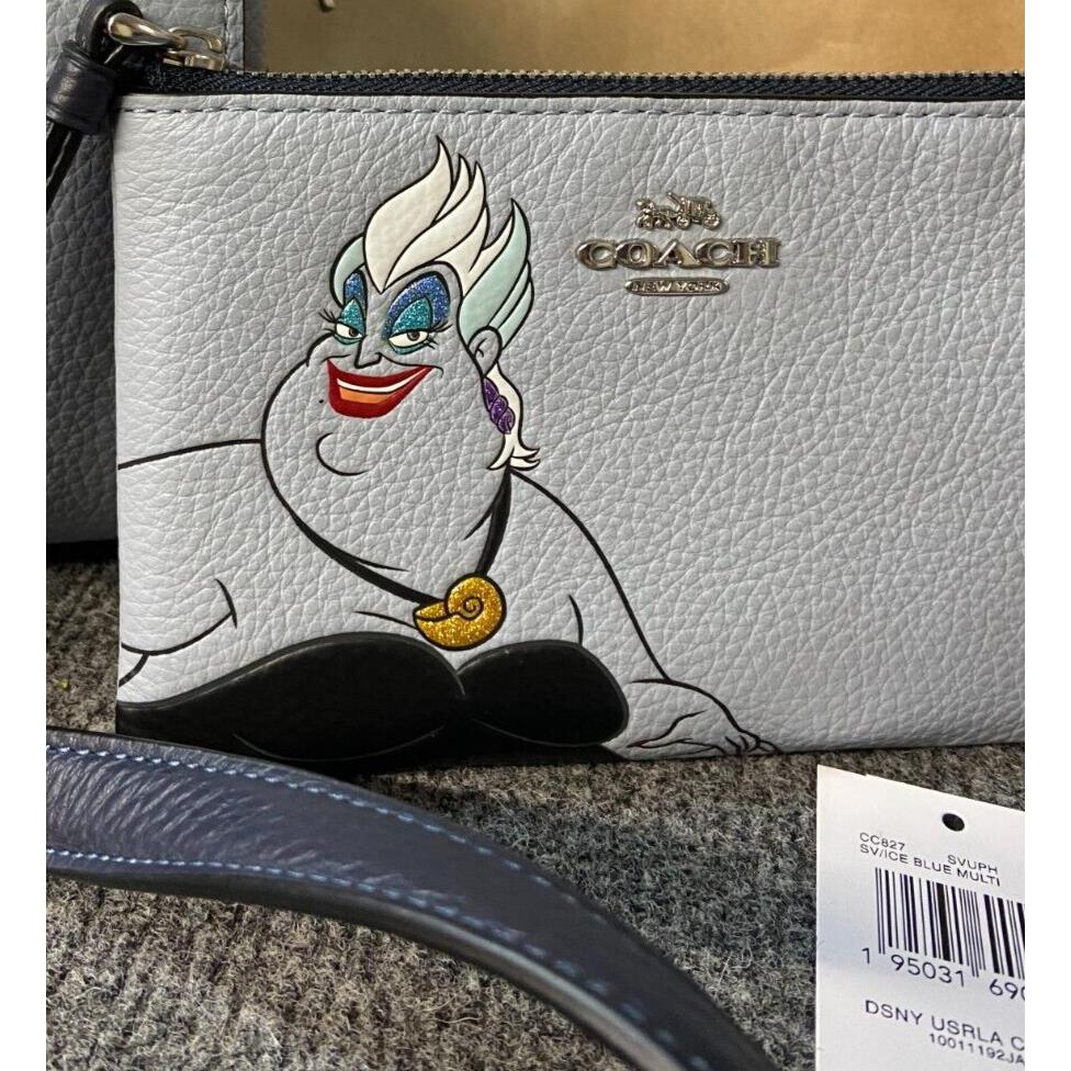 Disney X Coach Rowan Satchel with Ursula and Matching Wallet Very Cute -  Coach bag - 037174113748 | Fash Brands