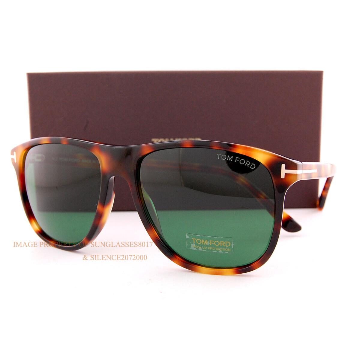 Tom Ford Sunglasses Joni FT 0905 53N Havana/green For Men