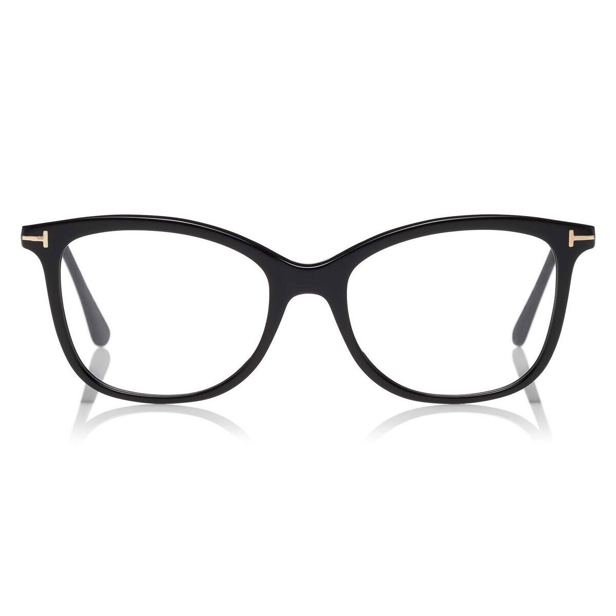 Tom Ford FT5510 Eyeglasses Shiny Black Shiny Rose Gold 52mm