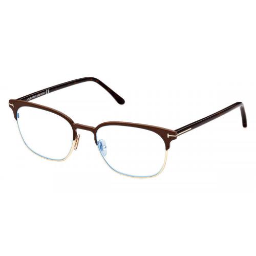 Tom Ford Men`s T-logo 53mm Matte Dark Brown Opticals FT5799-B-049-53