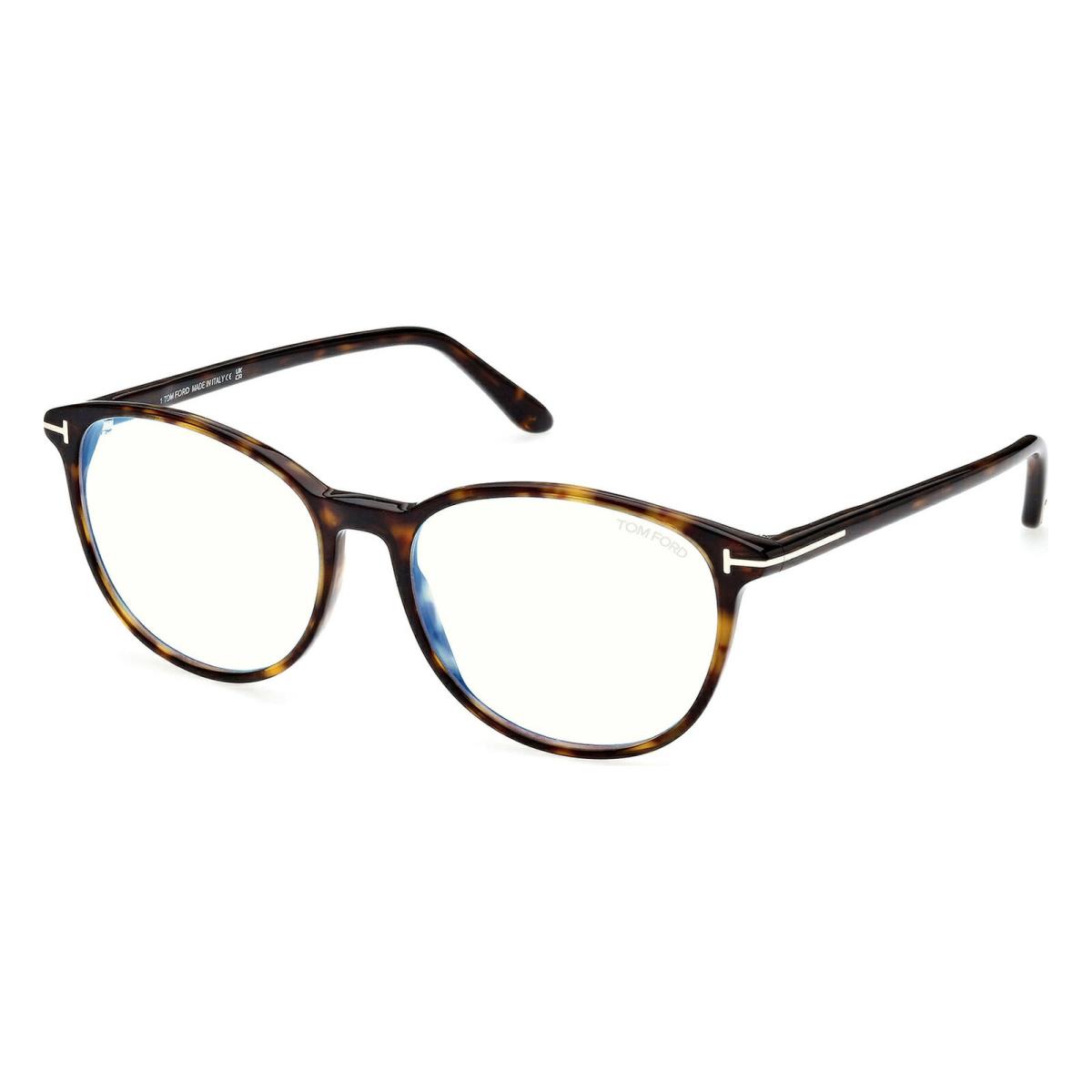 Tom Ford FT5810-B-052-53 Dark Havana Blue Light Eyeglasses