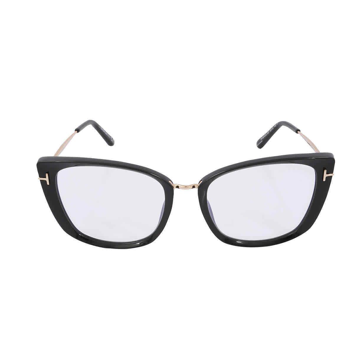 Tom Ford Blue Light Block Cat Eye Ladies Eyeglasses FT5816-B 001 53