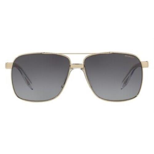 Versace VE2174 Sunglasses Men Square Gold 59mm | 024714283412 - Versace ...