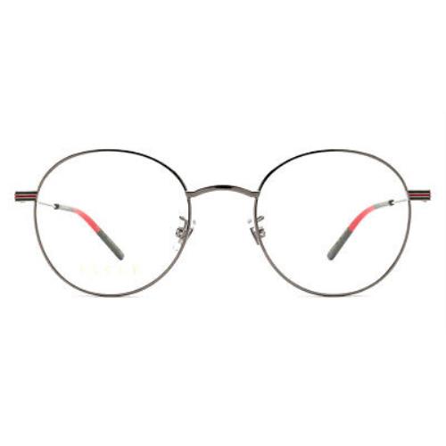 Gucci GG1054OK Eyeglasses Men Ruthenium Round 51mm