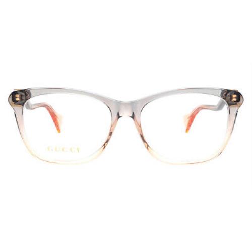 Gucci GG1012O Eyeglasses Women Blue Square 54mm