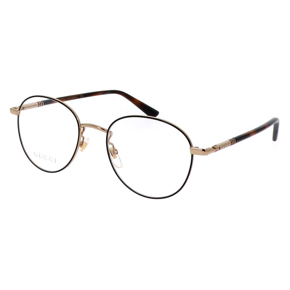 Gucci GG0392O Eyeglasses Men Havana Round 51mm