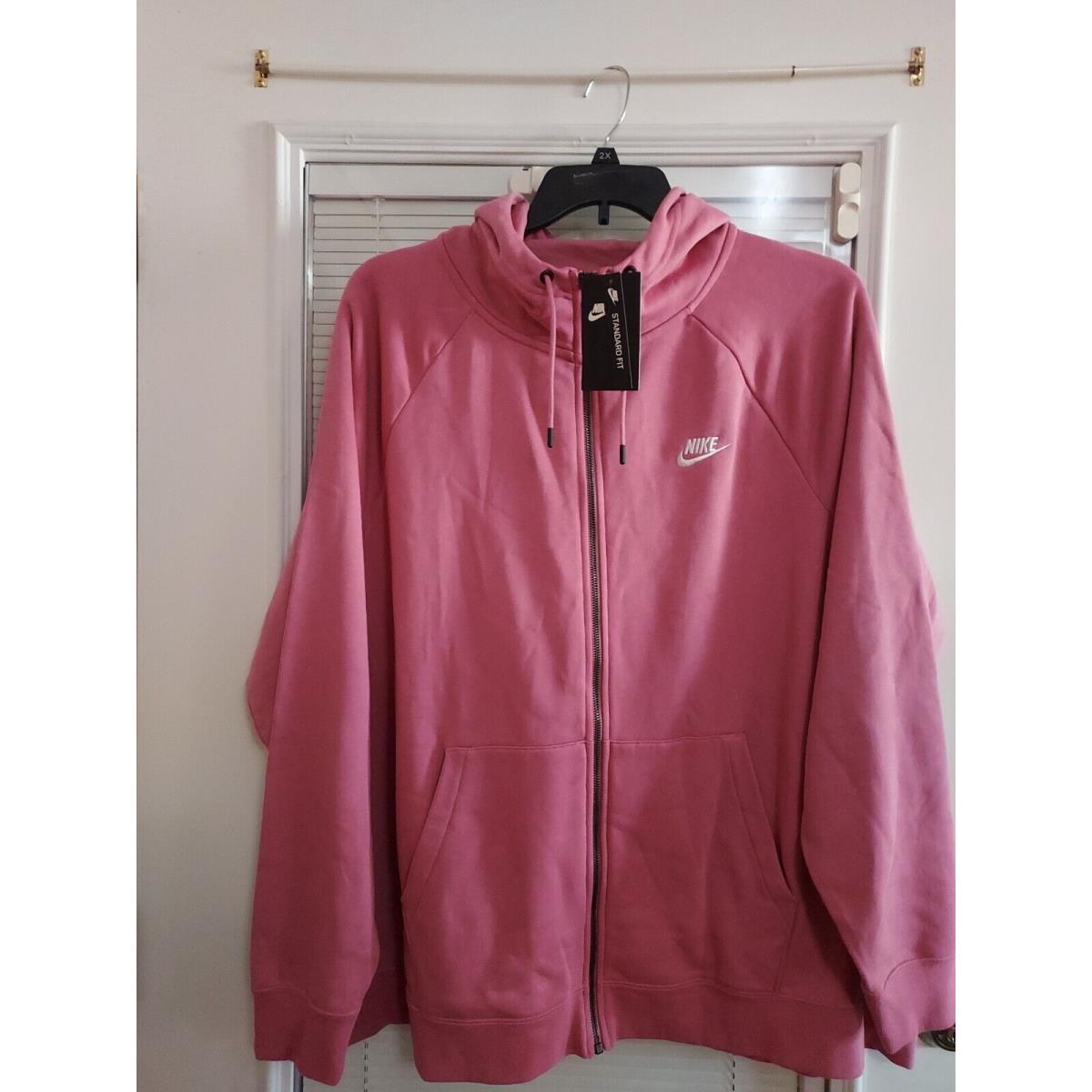 Nike Plus Size 3X Pink Full Zip Hoodie Jacket SporTipTop