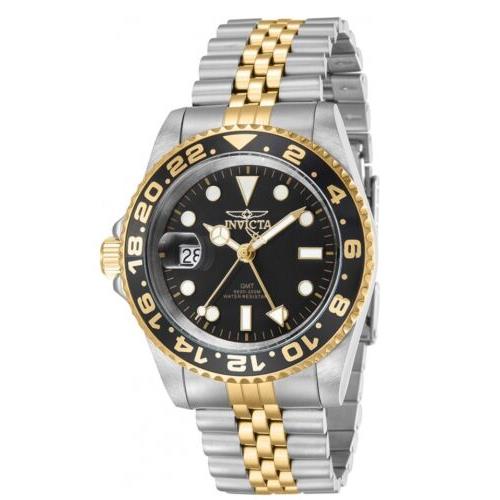 Invicta Pro Diver Men`s 42mm Swiss Gmt Quartz Left Side Crown 200M Watch 43974