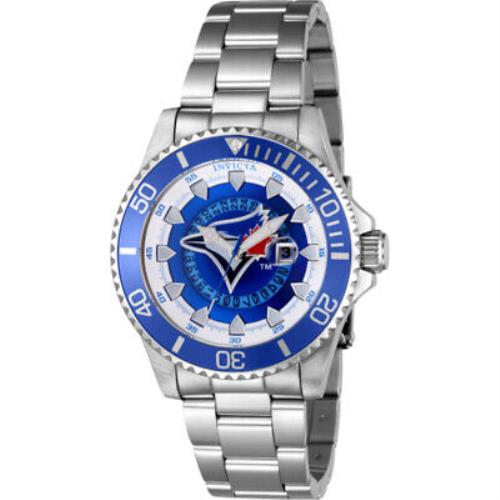 Invicta Mlb Toronto Blue Jays Quartz Men`s Watch 43482