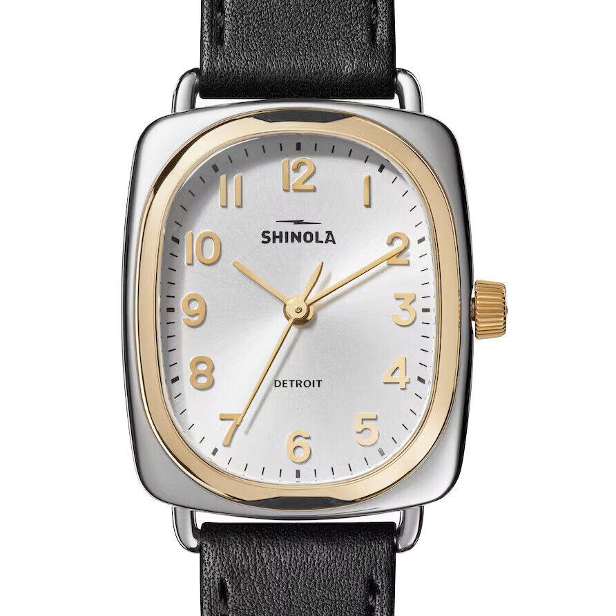 Shinola Bixby 29 x 34mm Black Leather Women`s Two-tone Watch S0120250994
