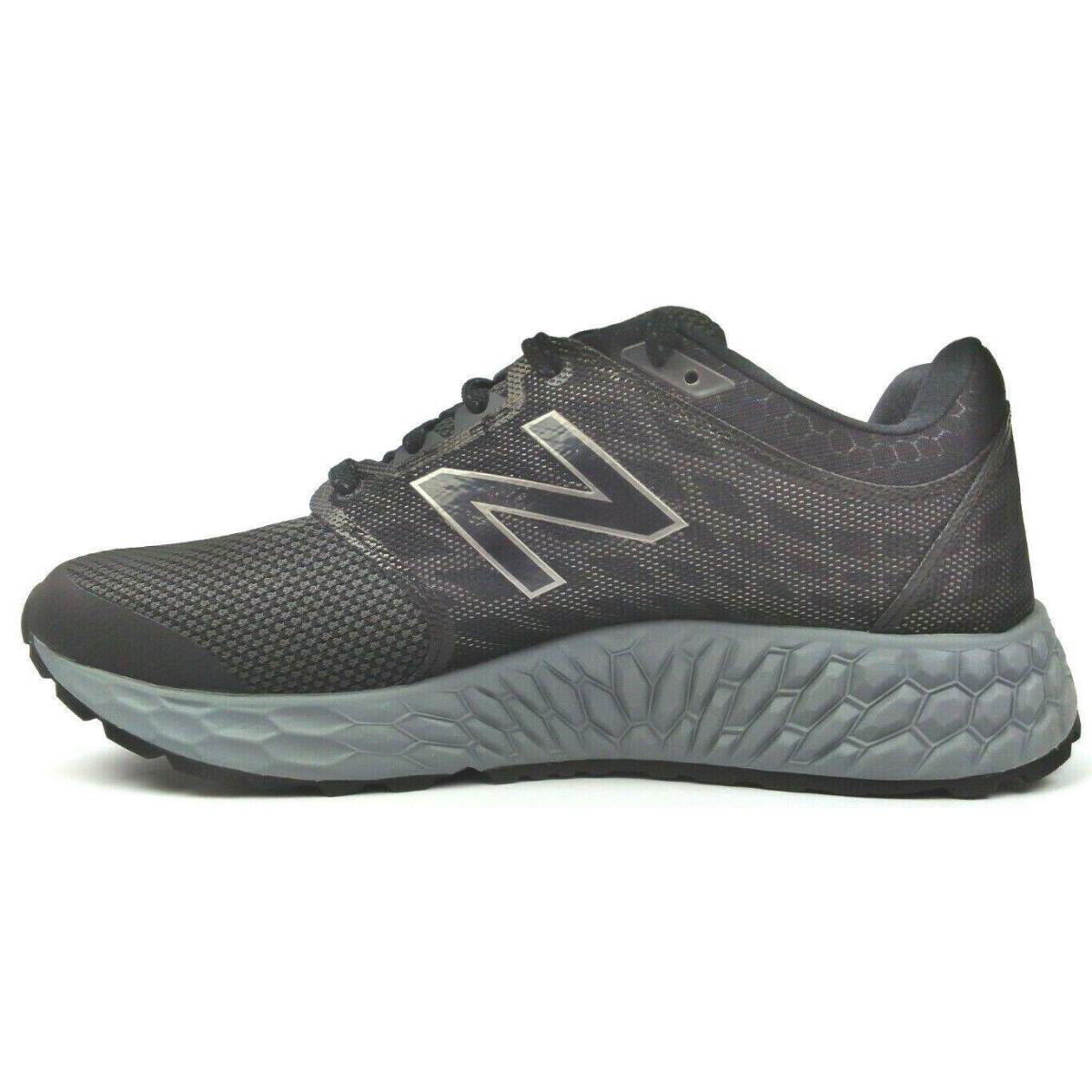 New Balance Men`s Walking Shoes Fresh Foam Lace Up Lightweight Sneakers New - Black Grey