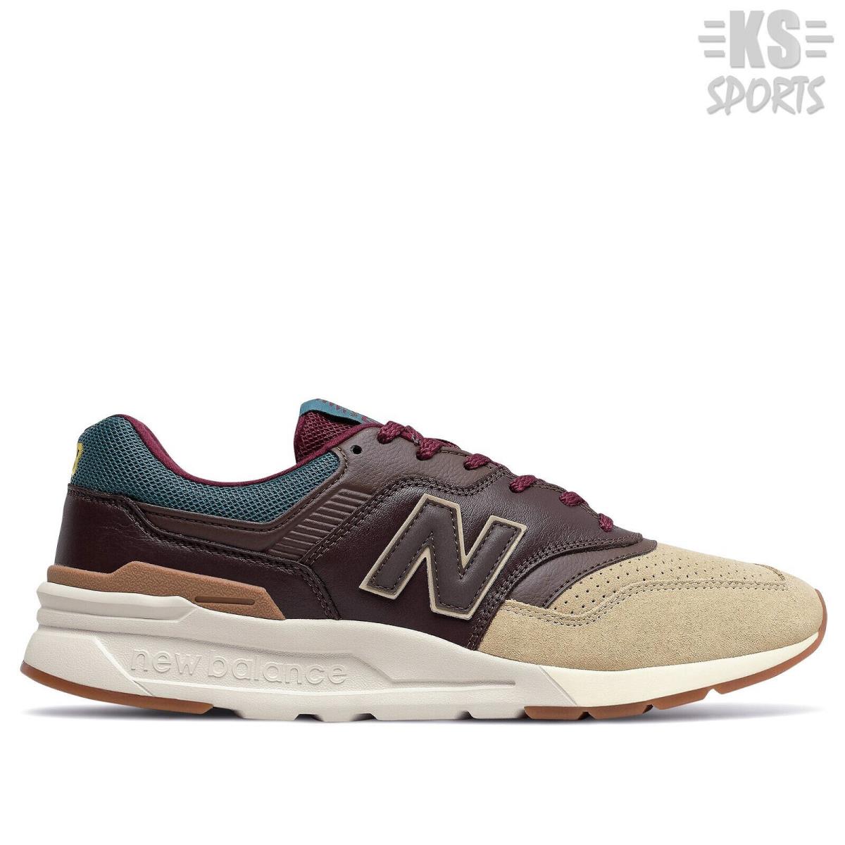 New Balance 997H `brown Tan` Leather Men`s Lifestyle Shoes CM997HWE