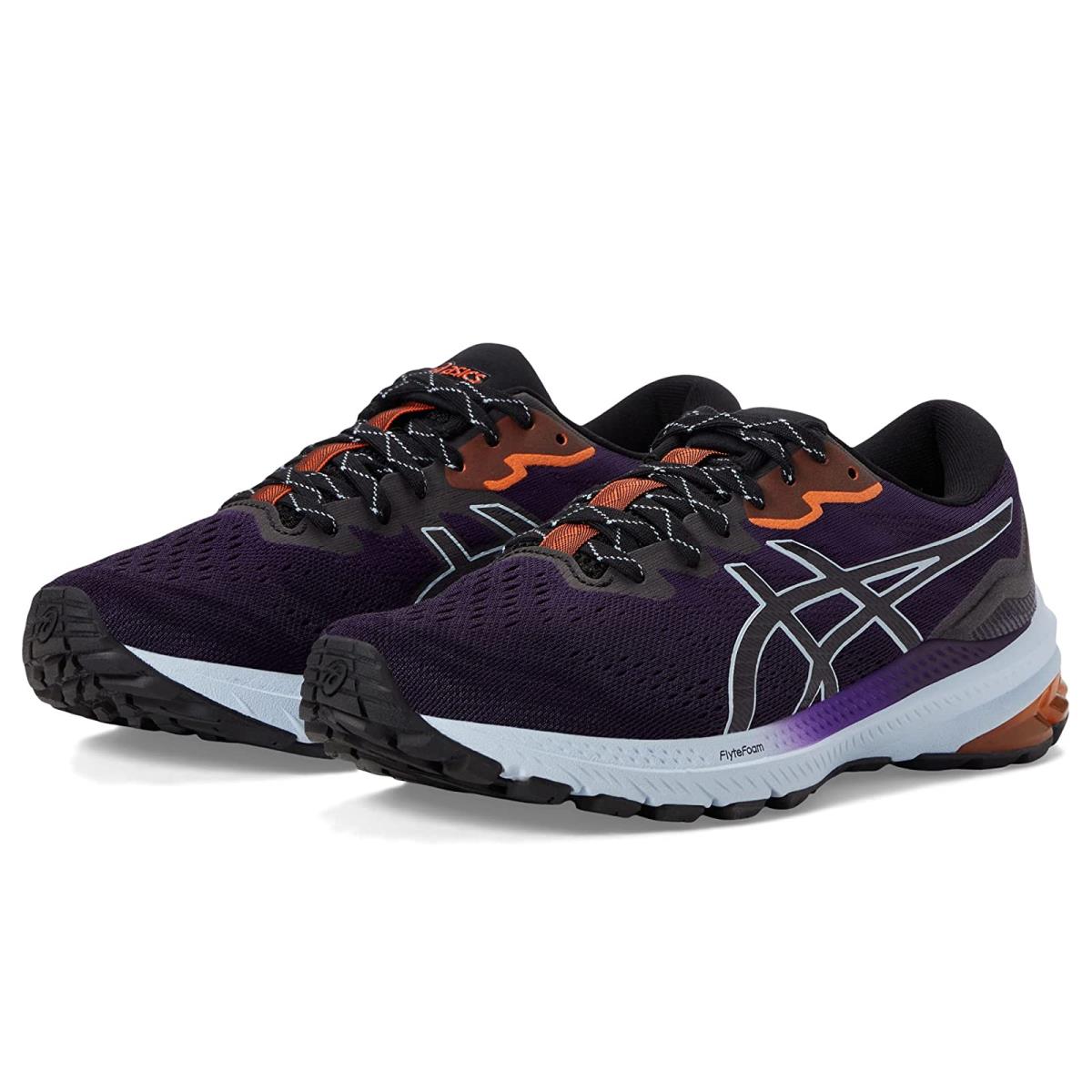 Woman`s Sneakers Athletic Shoes Asics GT-1000 11 Trail Nature Bathing/Night Shade