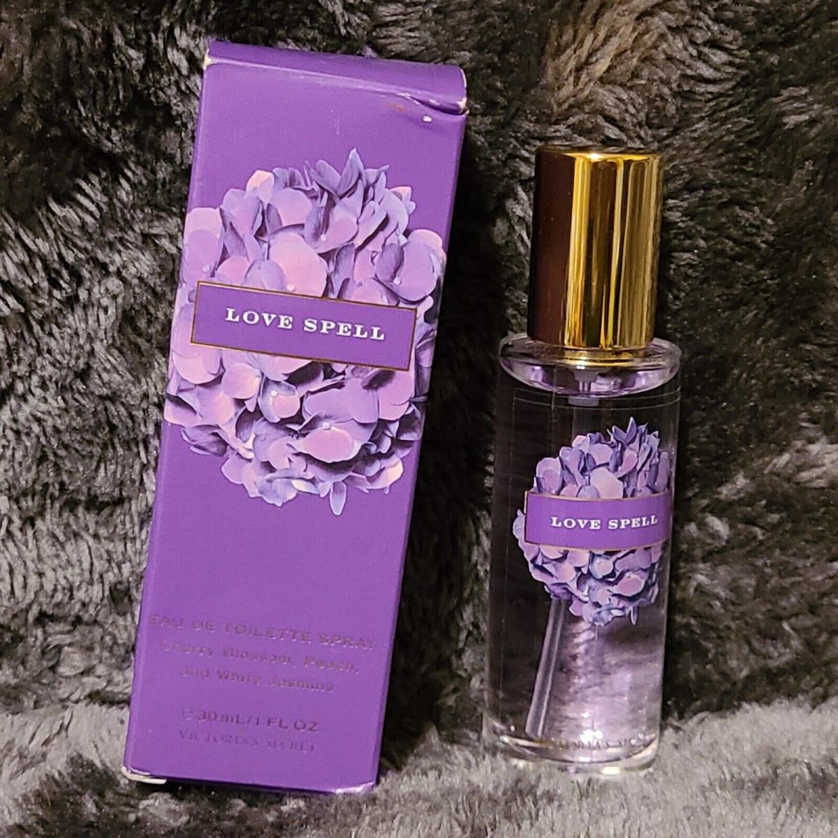 Victoria`s Secret Love Spell Eau De Toilette Spray Perfume 1oz / 30 ml Vintage