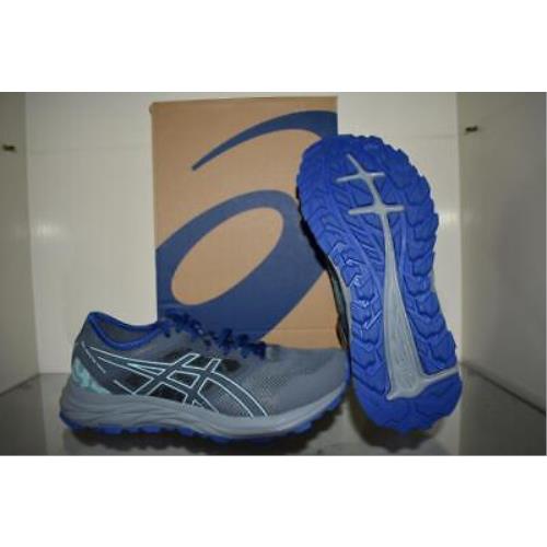Asics Women`s Excite Trail Running Shoes 1012B051-021 Size 8.5 Gray/turquoise