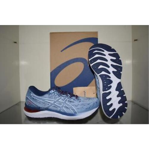 Asics Women`s Gel-cumulus 23 Running Shoes 1012A888-417 Size 8 Blue/orange