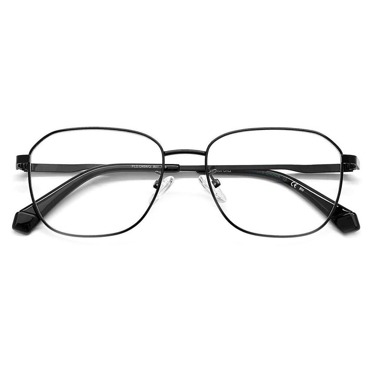 Polaroid Pld D454/G Eyeglasses Men Black Rectangle 54mm