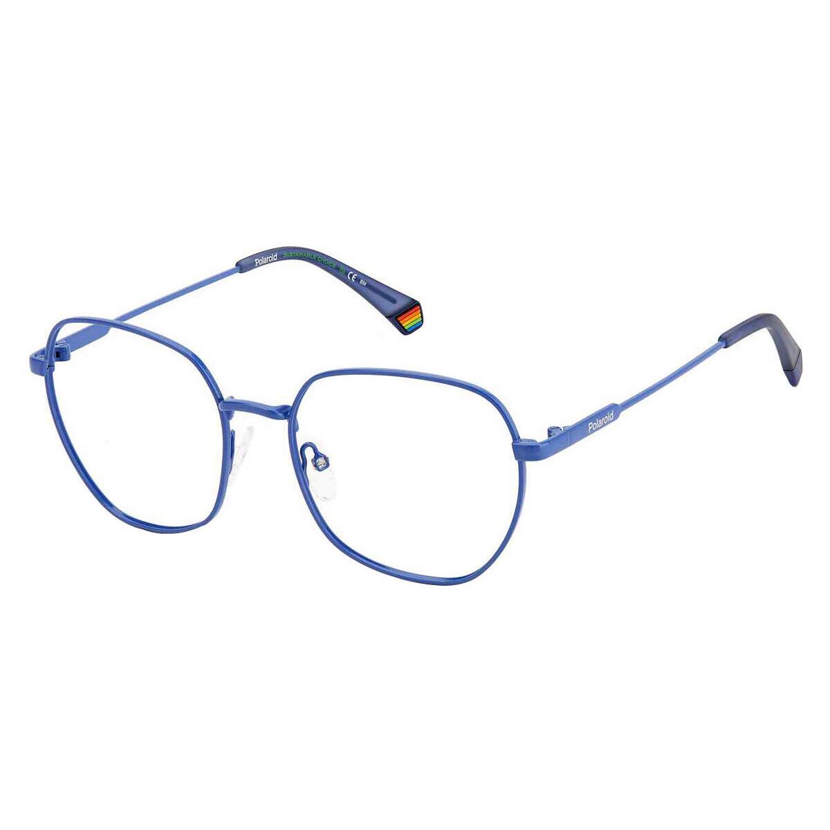 Polaroid D450 Eyeglasses Women Azure Geometric 54mm