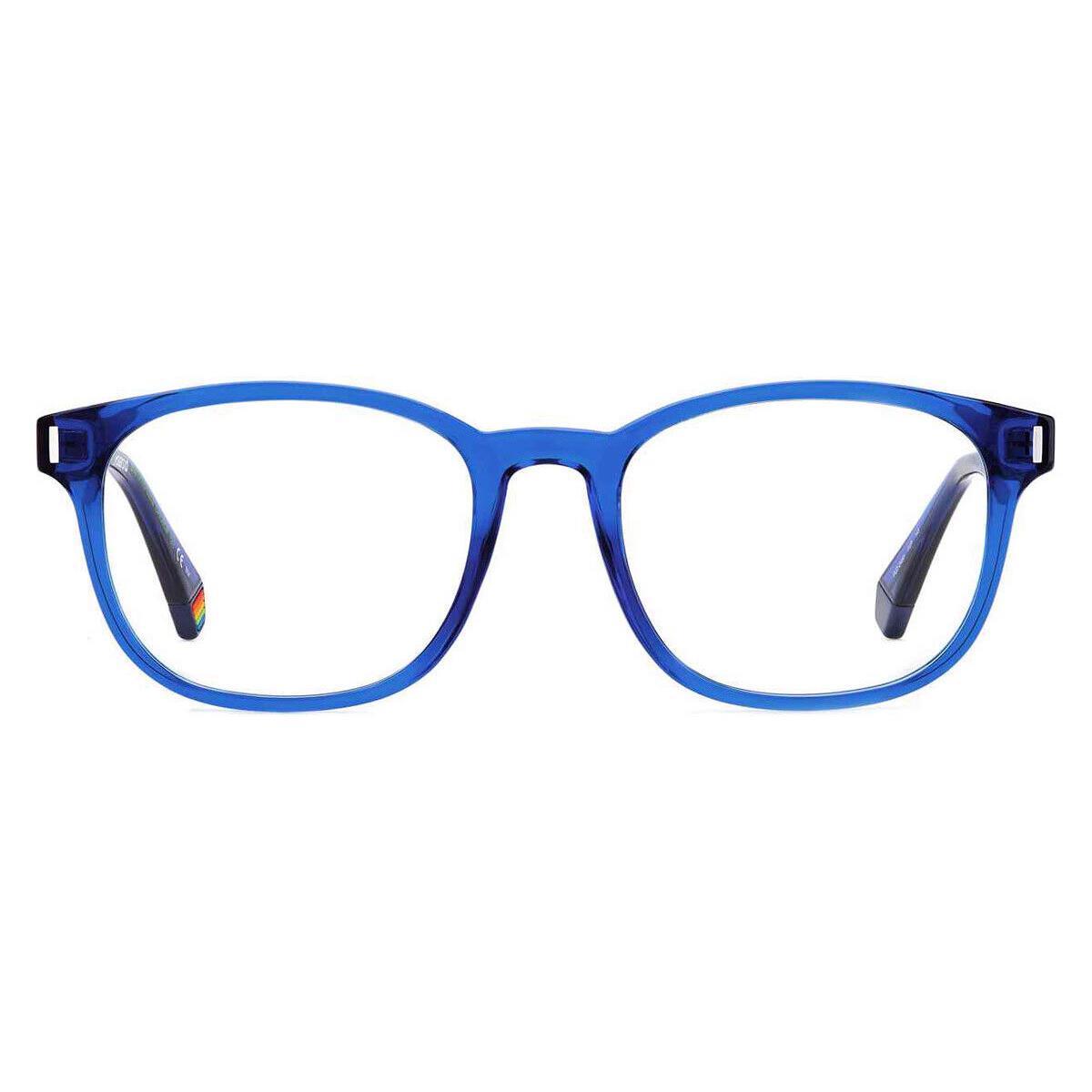 Polaroid D453 Eyeglasses Men Blue Square 52mm