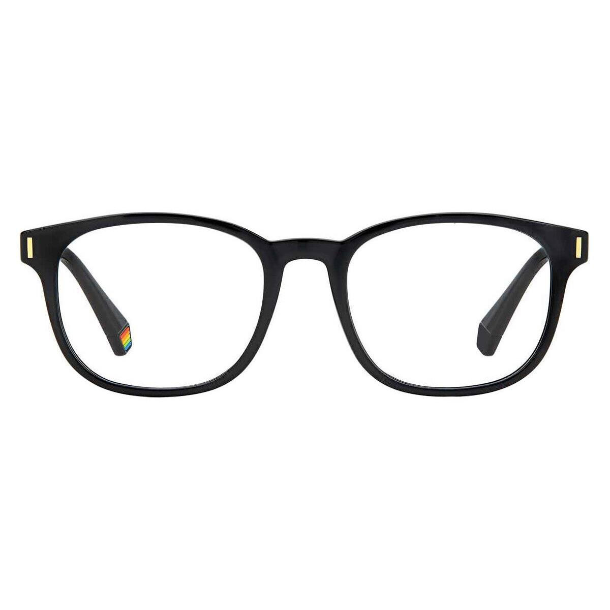 Polaroid D453 Eyeglasses Men Black Square 52mm