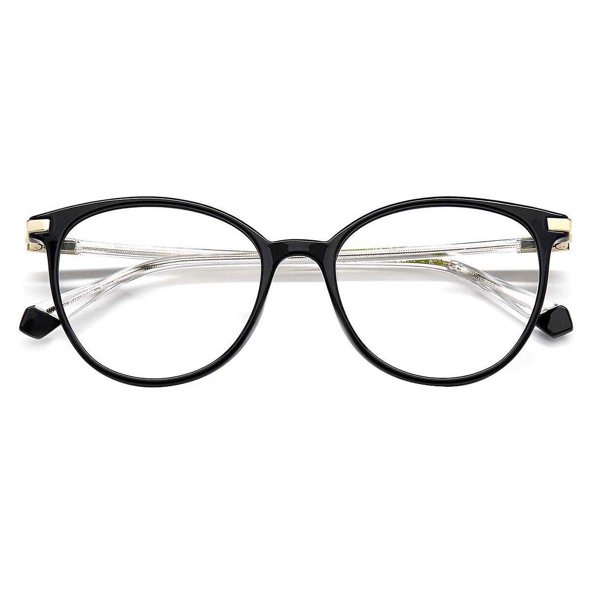 Polaroid Pld D459/G Eyeglasses Women Black Cat Eye 52mm