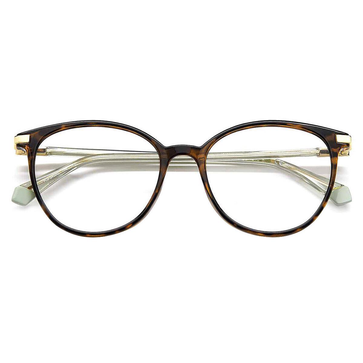 Polaroid Pld D459/G Eyeglasses Women Havana Cat Eye 52mm