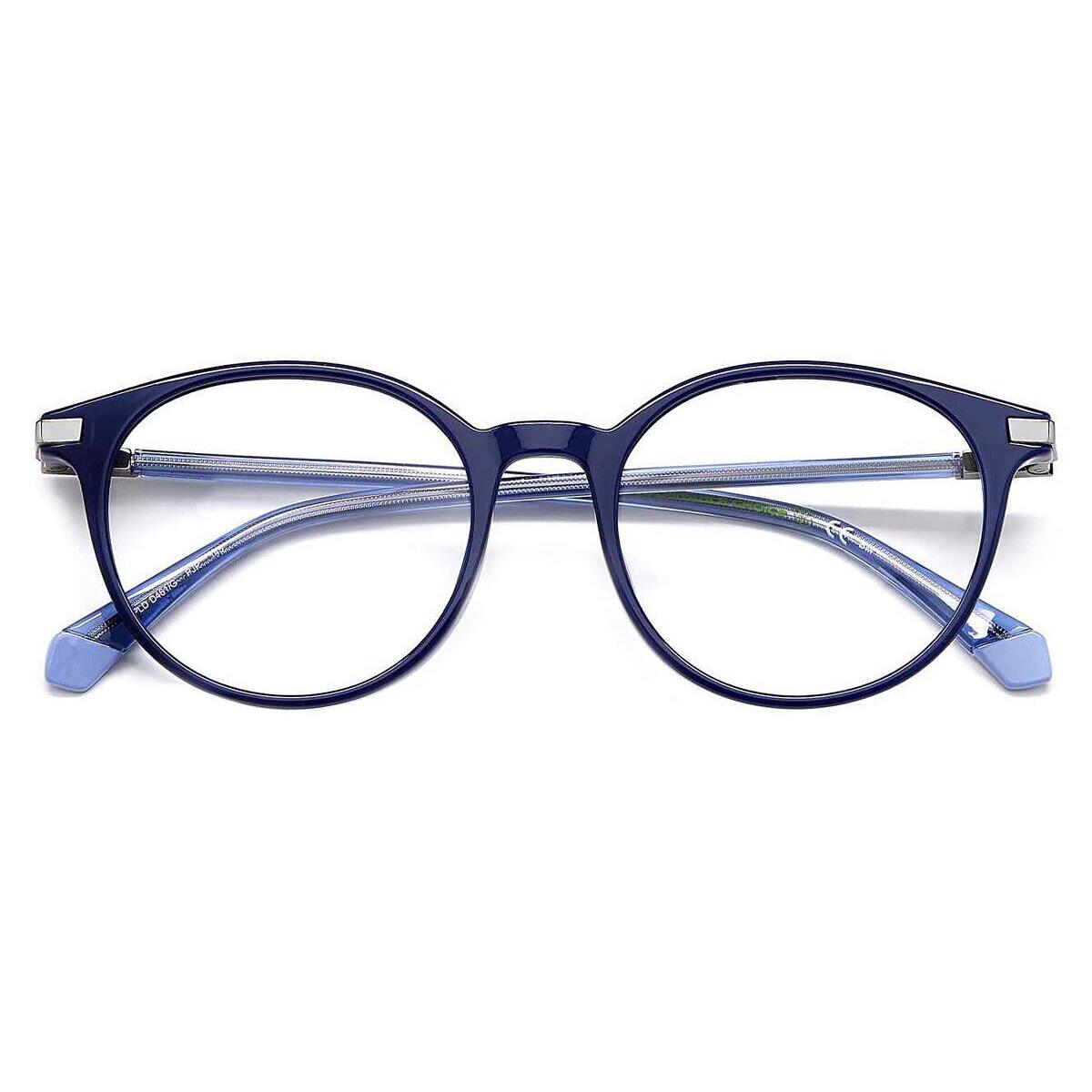 Polaroid Pld D461/G Eyeglasses Unisex Blue Round 50mm