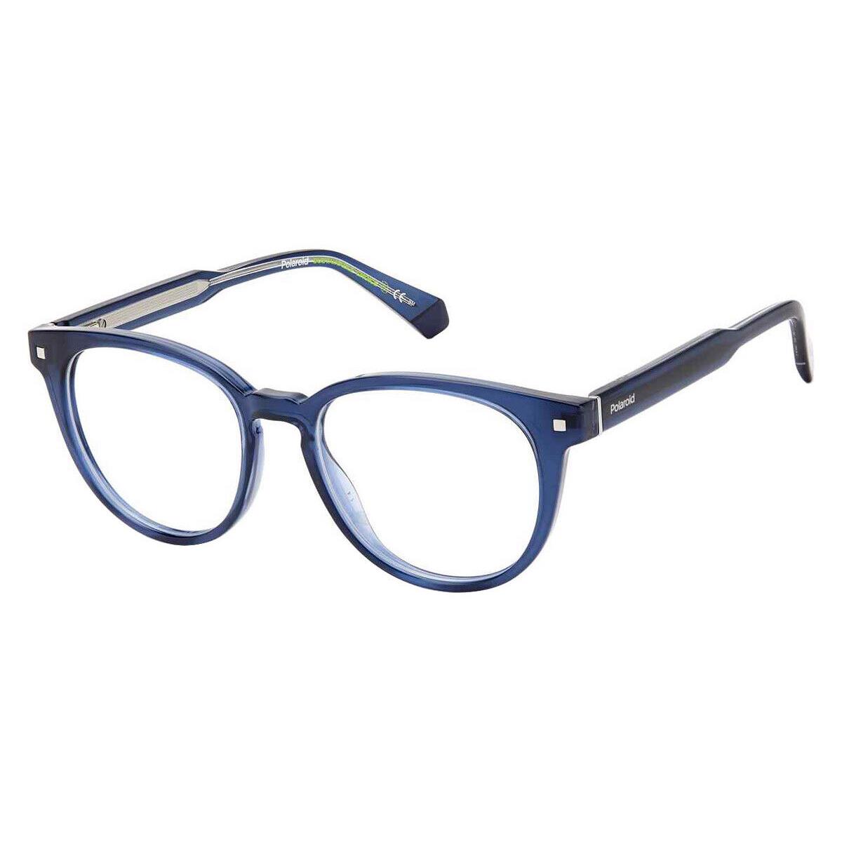 Polaroid D445 Eyeglasses Unisex Blue Azure Oval 50mm