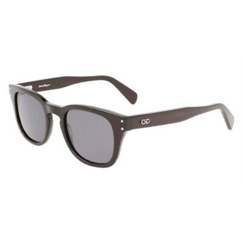 Salvatore Ferragamo SF1057S Sunglasses Men Black Square 49mm