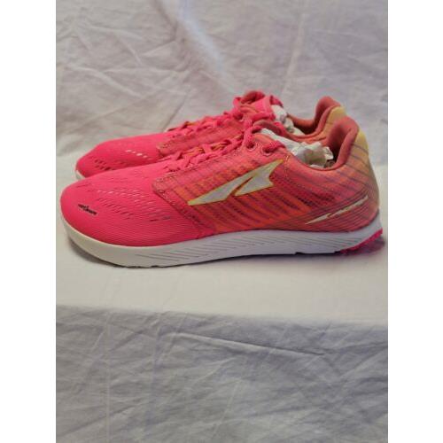 Altra Vanish R Women`s Size 5.5 Pink Yellow Sneakers Running Shoes AFU1812F-7