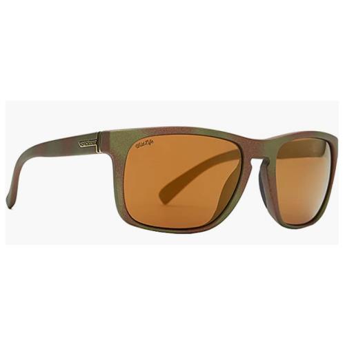 Von Zipper Lomax Sunglasses-cam-oh-bronze Flash Polarized Lens