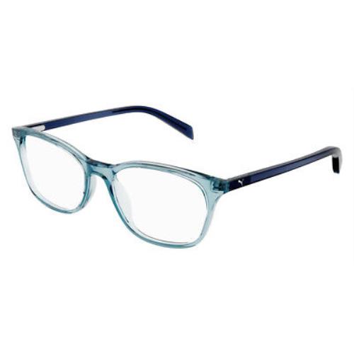 Puma PJ0031O Eyeglasses Kids Blue Square 49mm