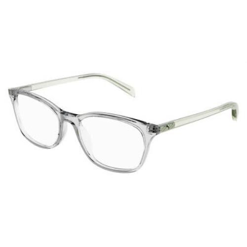 Puma PJ0031O Eyeglasses Kids Green Square 49mm