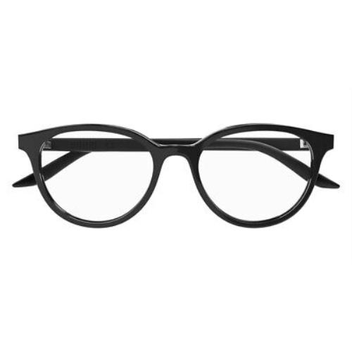 Puma PU0346O Eyeglasses Women Black Oval 52mm