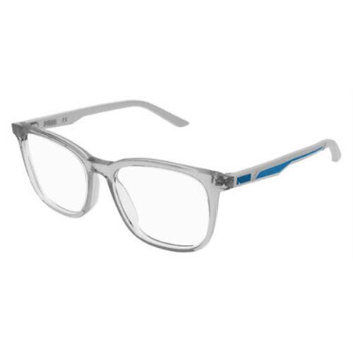 Puma PJ0061O Eyeglasses Kids Gray Square 51mm