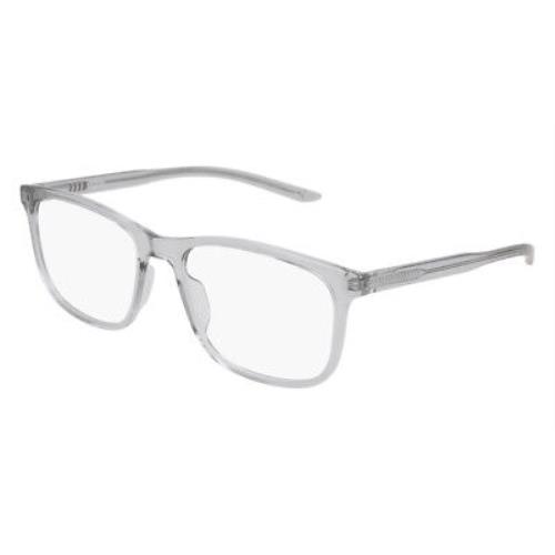 Puma PU0184O Eyeglasses Men Rectangle Grey 57mm