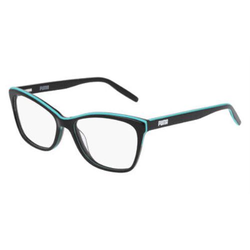Puma PU0240O Eyeglasses Women Cat Eye Black 53mm