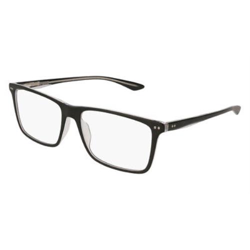 Puma PU0130O Eyeglasses Unisex Rectangle Black 58mm