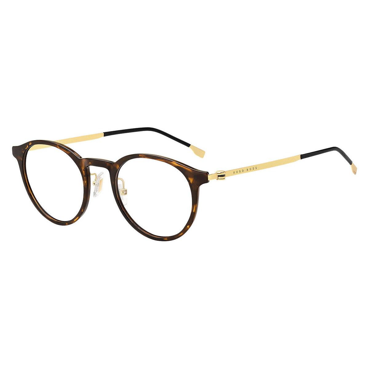 Boss 1350/F Eyeglasses Men Havana Oval 49mm