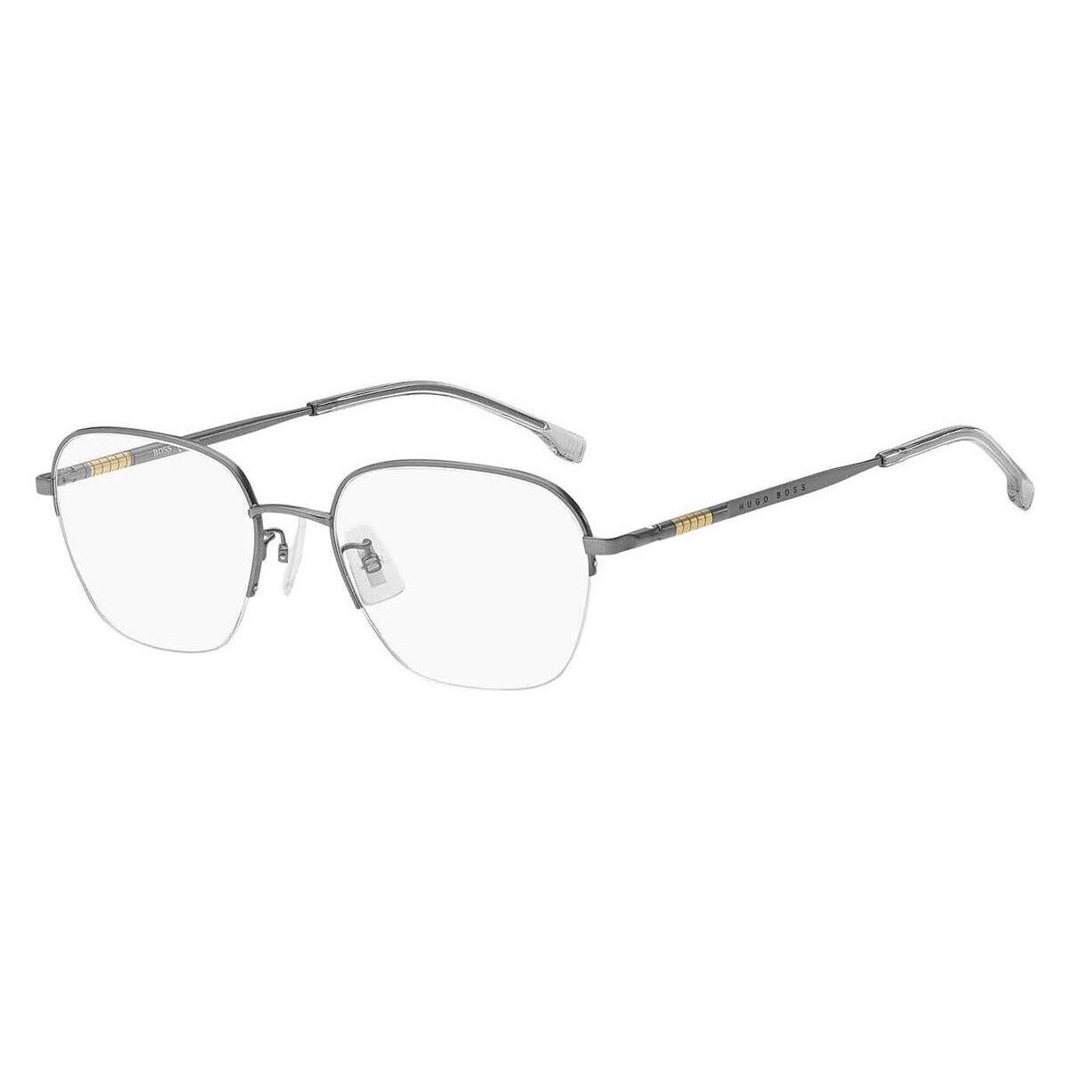 Boss 1346/F Eyeglasses Men Matte Ruthenium Square 54mm