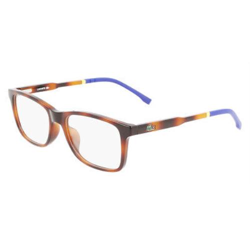 Lacoste L3647 Eyeglasses Kids Havana Rectangle 50mm